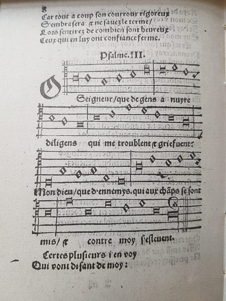 Psautier, chant, Psaumes, Bible, Genève, Calvin, Marot, Bèze